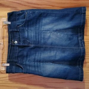 Maurices A-line Jean Skirt, Size 9/10